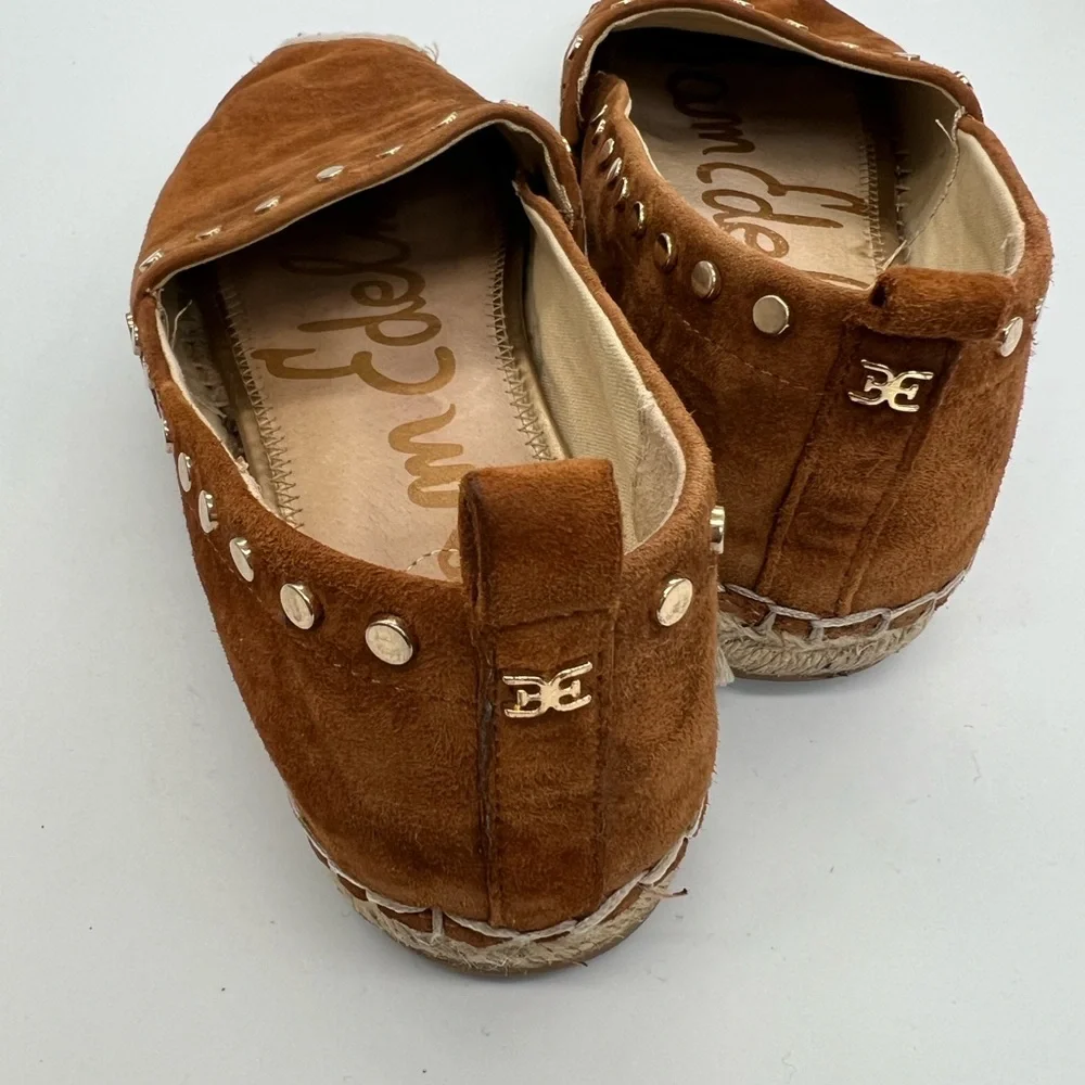 Sam Edelman Suede women’s Espadrille Flats with Stud Detail